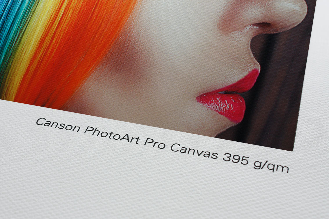 Fineart gedruckt auf Fineartpapier Canson PhotoArt Pro Canvas matt 395 g/qm